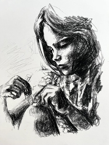 Knee Scrape by Ali Lazik