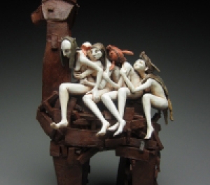 Ceramic piece by Suzie Molnar